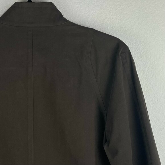 Company Ellen Tracy Jacket Women's Sz 10P Full Zip Tailored Sport Track Brown - Picture 6 of 9